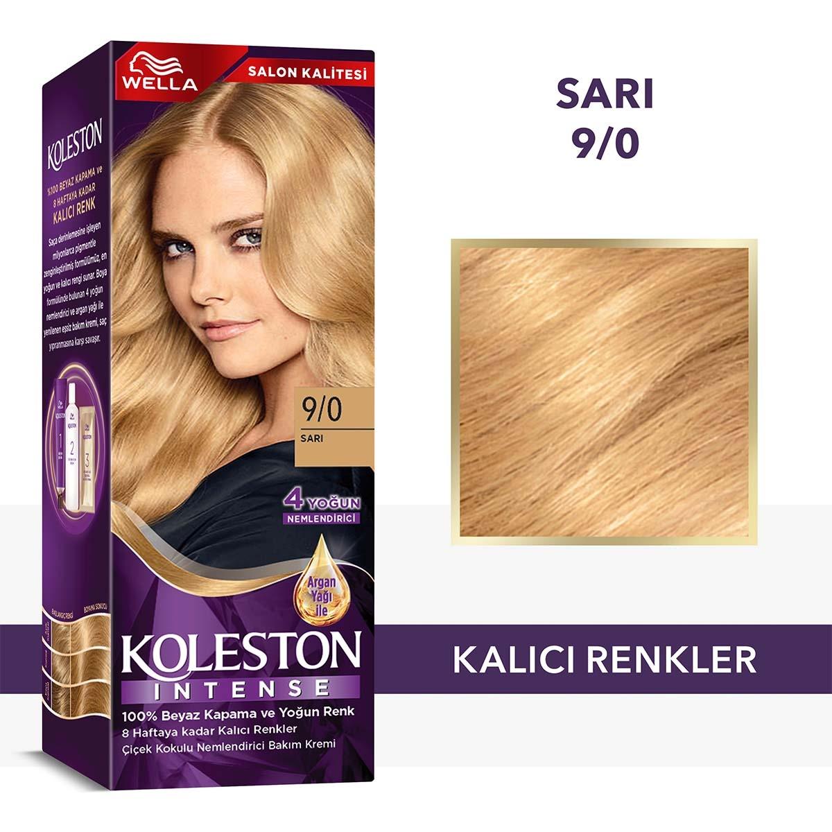 Wella Koleston Intense 9/0 Sarõ: Permanent Hair Dye for 100% Gray Coverage &amp; Lasting Intense Color