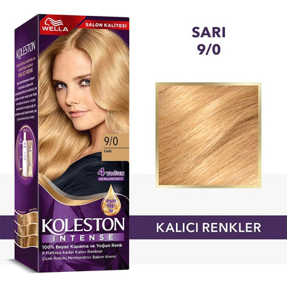 Wella Koleston Intense 9/0 Sarõ: Permanent Hair Dye for 100% Gray Coverage &amp; Lasting Intense Color