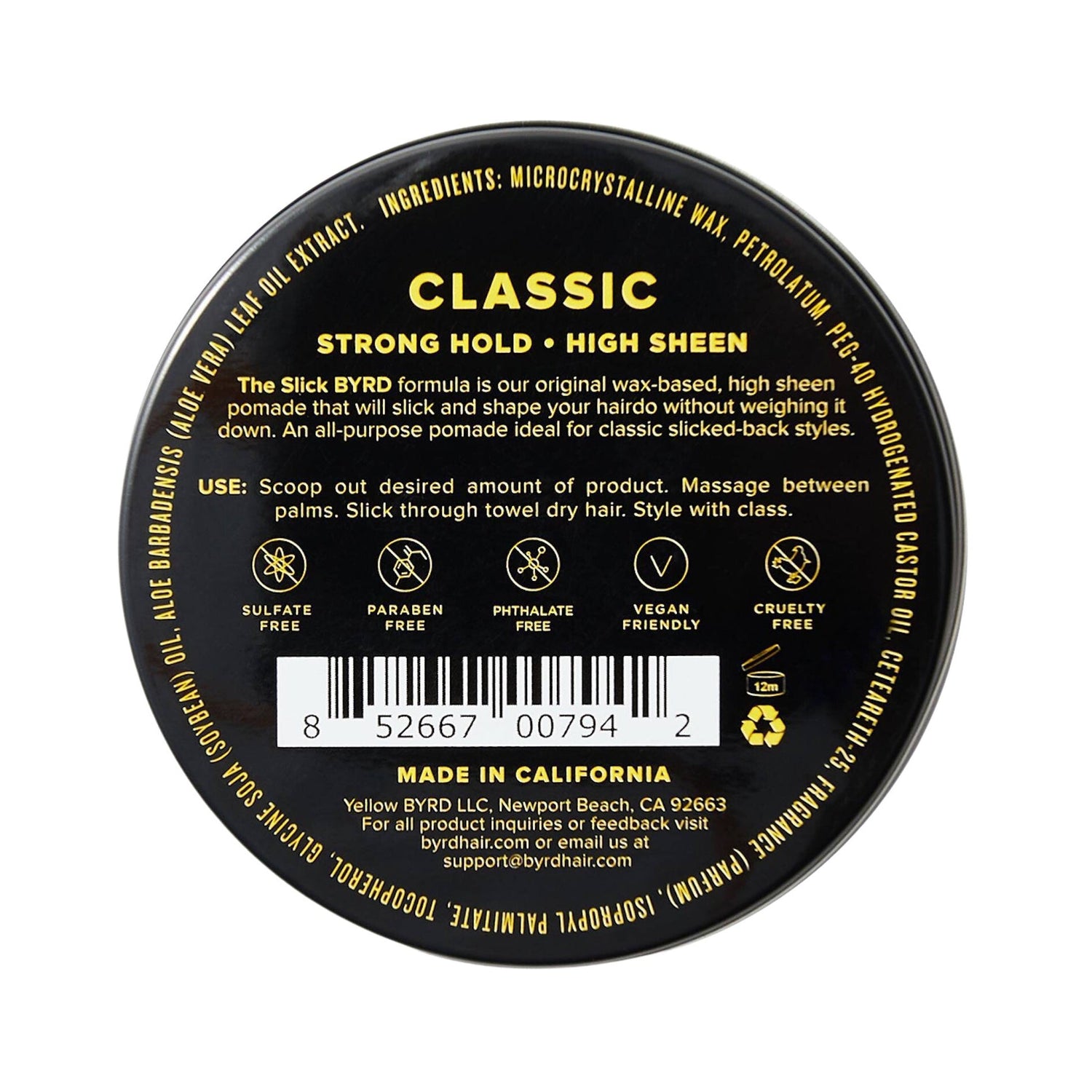 BYRD Classic Pomade