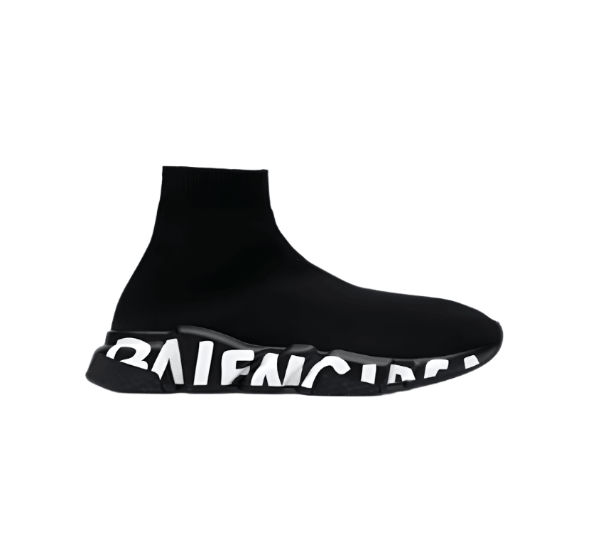 Balenciaga Speed Graffiti Trainers Black