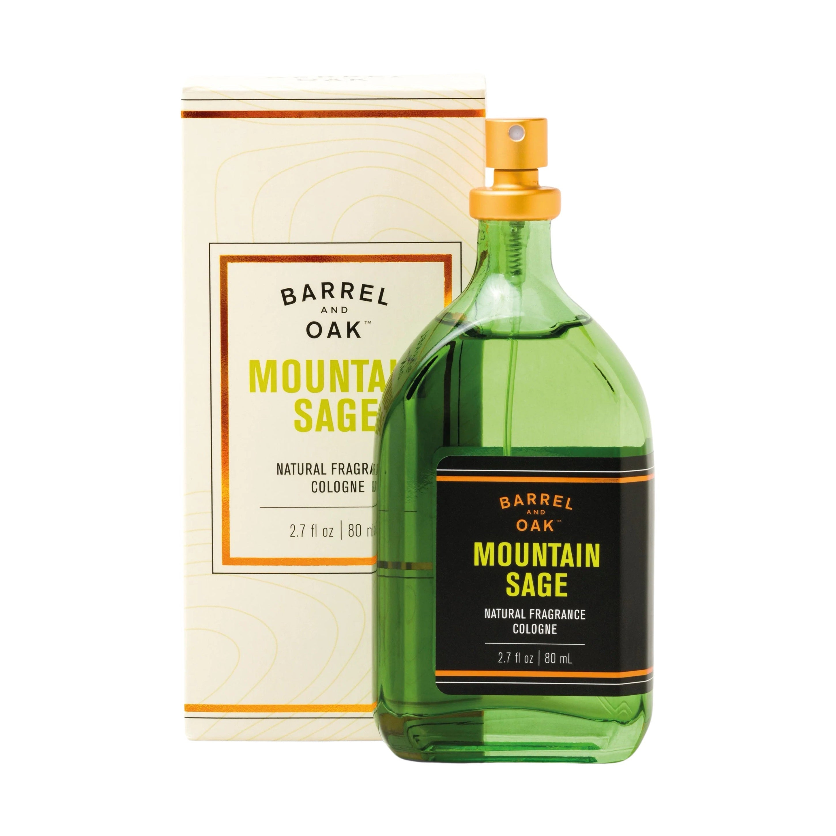 Barrel &amp; Oak Natural Fragrance Cologne Mountain Sage