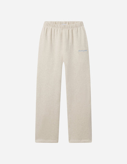 Basics Eggshell Wide Leg Sweatpant