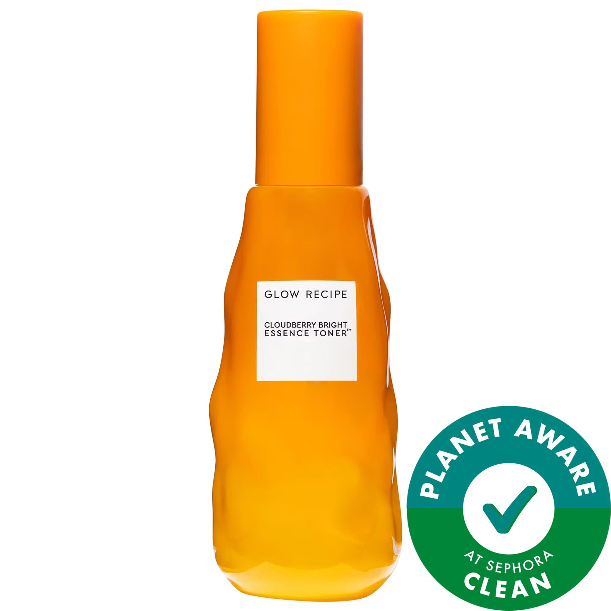 Glow Recipe Cloudberry Bright Essence Toner: Vitamin C Radiance, Hydrating &amp; Vegan Skincare for Dull, Dry Skin - Boosts Serum Effectiveness