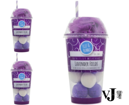 Fizz &amp; Bubble Fields Bath Fizzy Milkshake Bomb Lot of 3