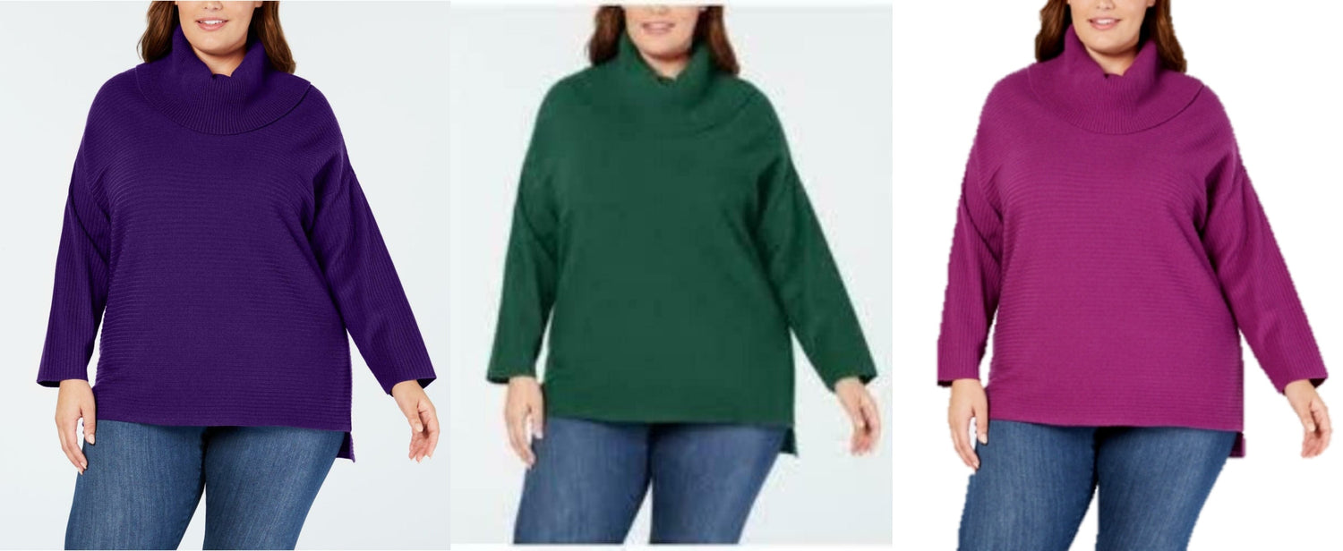 Style &amp; Co Plus Size Cowl-Neck Sweater