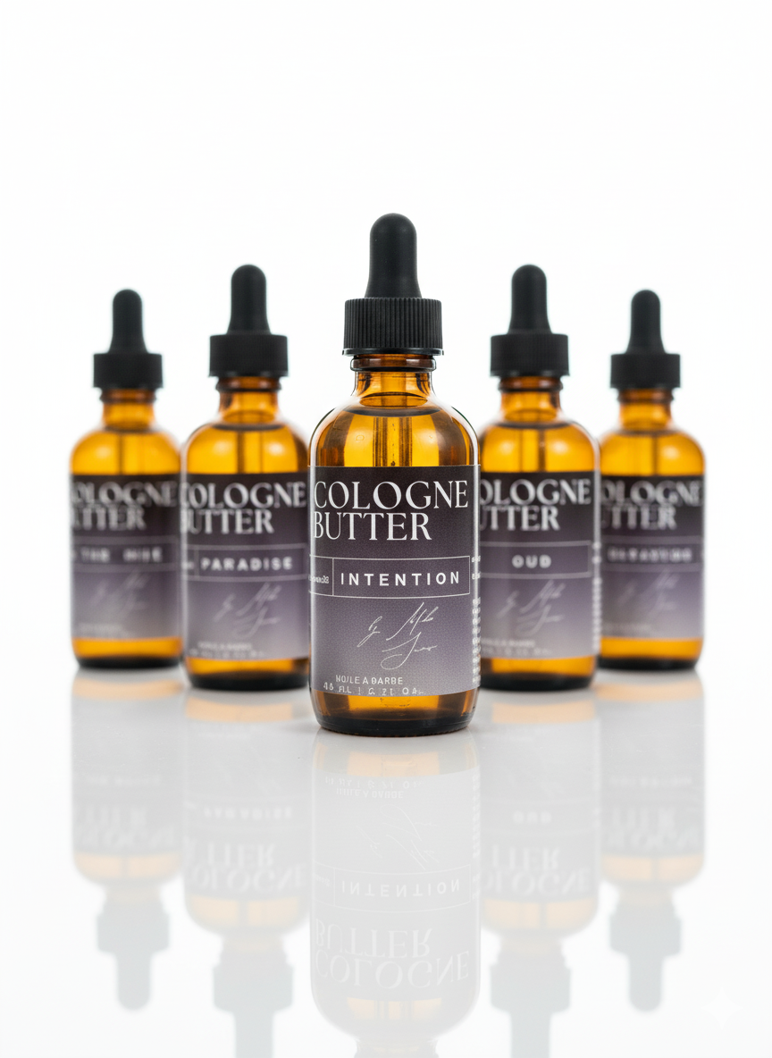 BEARD and HAIR OIL – Nourishing Oil for Beard Growth &amp; Hair Care | Argan, Jojoba &amp; Jamaican Black Castor Oil | Soft, Smooth &amp; Shine Boost | Cologne Butter