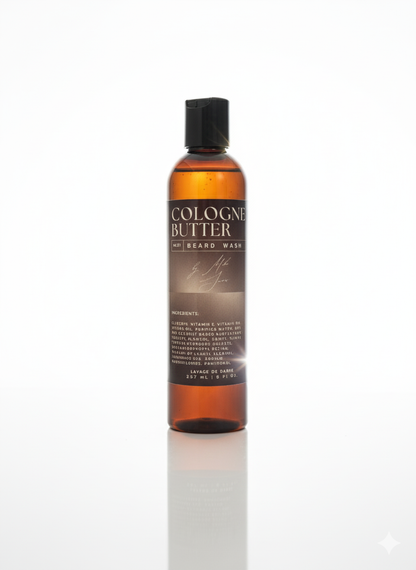 Cologne Butter Unscented Beard Wash for Men | Gentle Beard Cleanser for Daily Grooming &amp; Hydration &amp; Moisturizing