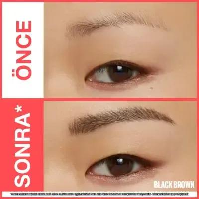Maybelline 2-in-1 Black Brown Eyebrow Pen &amp; Setting Gel: Define, Shape &amp; Hold All Day. Long-Lasting Brow Definer &amp; Shaper