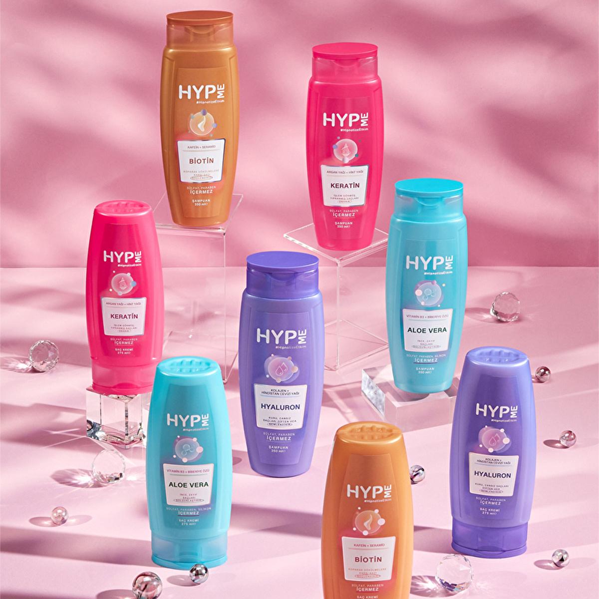 Hyp Me Sulfate-Free Anti-Hair Loss Shampoo with Caffeine &amp; Biotin - Gentle, Strengthening, 11.83 fl oz
