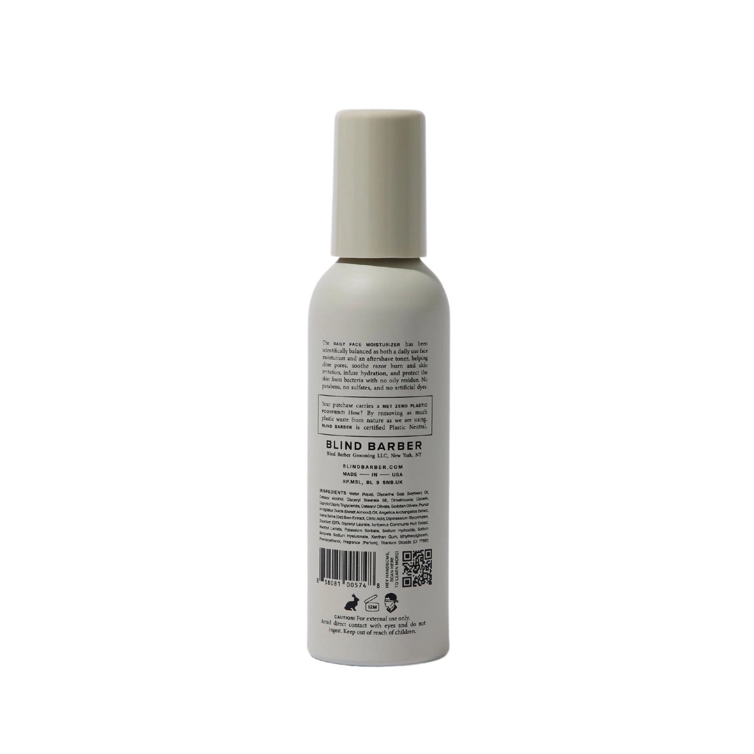 Blind Barber Watermint Gin Daily Face Moisturizer