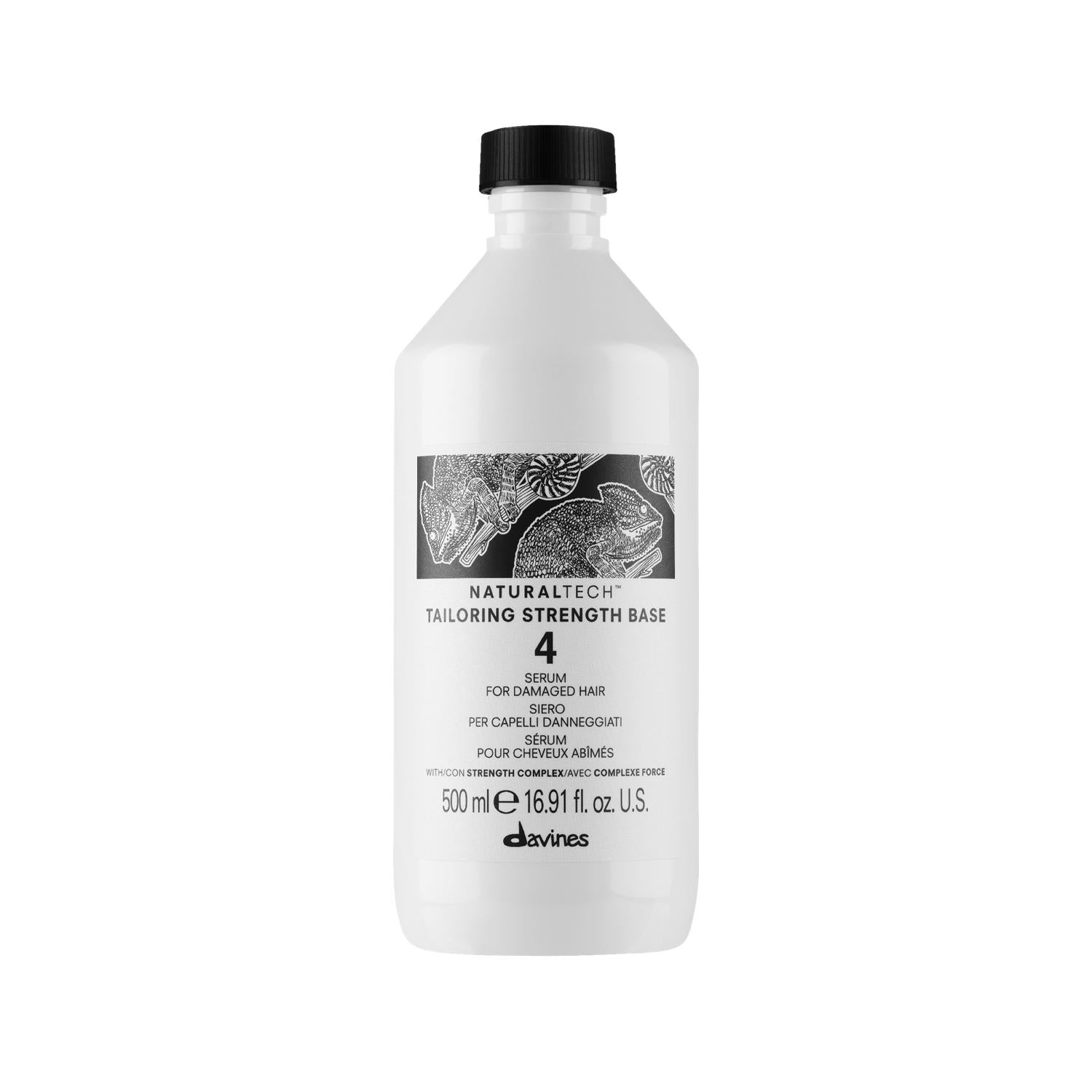 Davines NaturalTech Tailoring Base 4 Strenght 500 ml - Natural Hair Care &amp; Customized Styling Solution