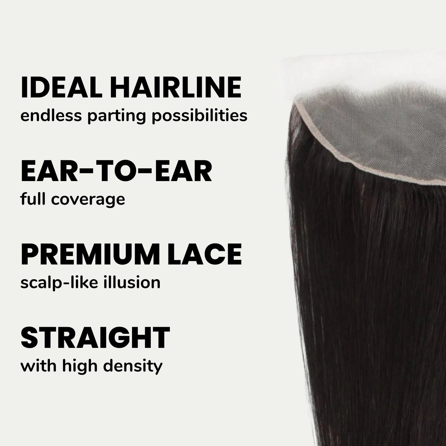 Brazilian Straight 13x4 Transparent Lace Human Hair Frontal