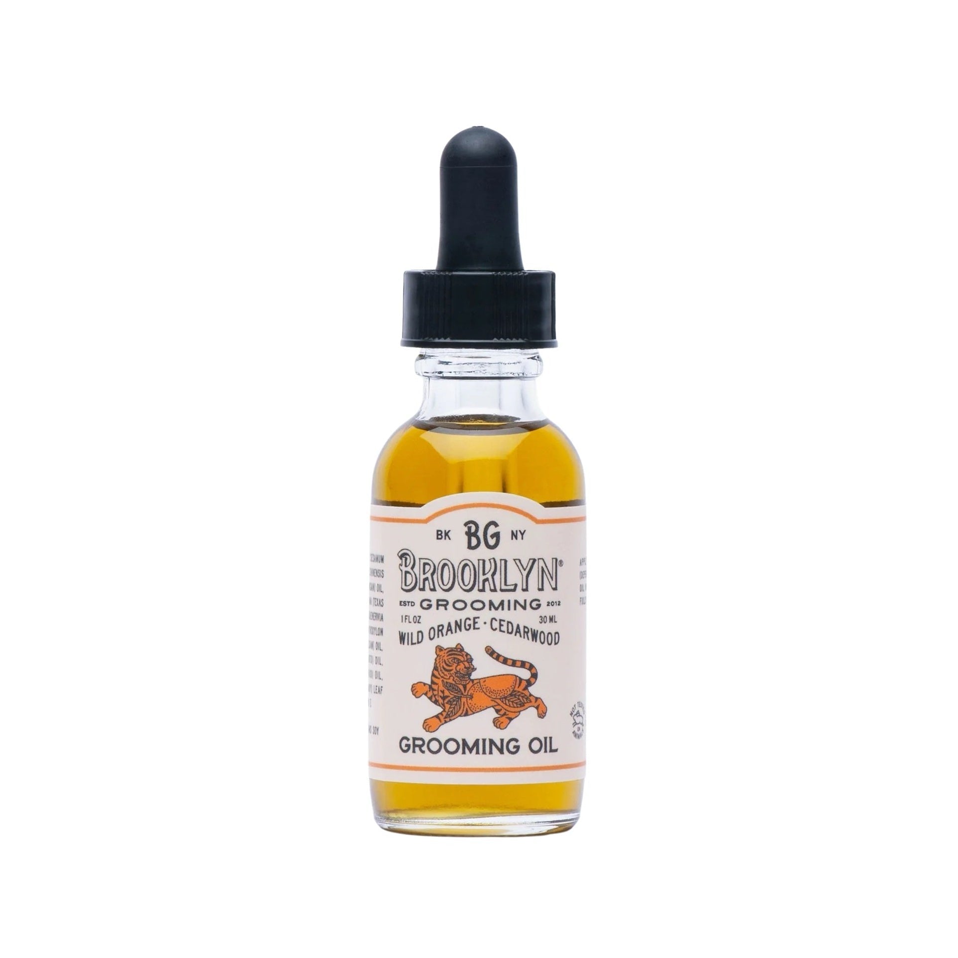 Brooklyn Grooming Wild Orange &amp; Cedarwood Grooming Oil
