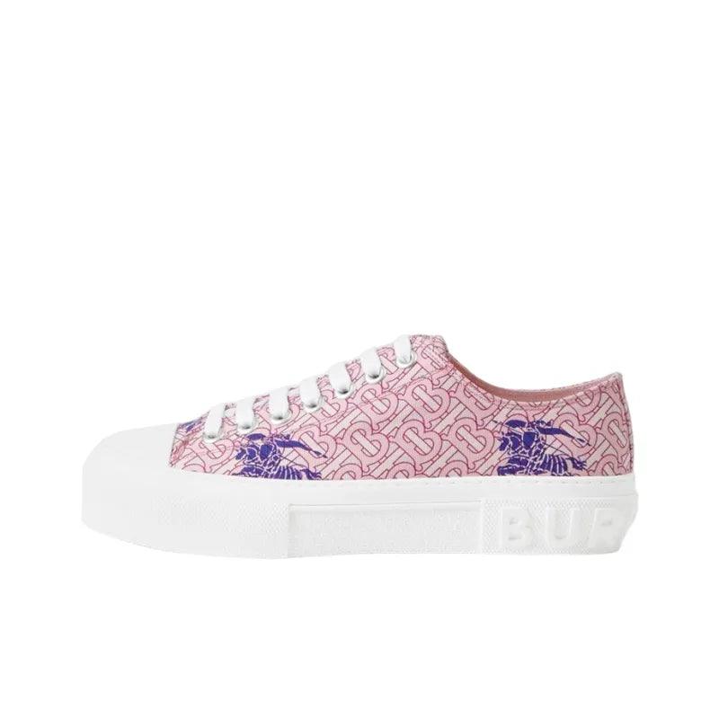 Burberry EKD Monogram Pattern Flatform Pink