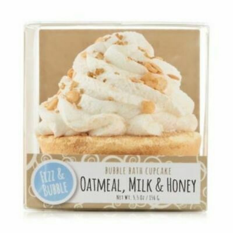 Fizz &amp; Bubble Bubble Bath Cupcake, Oatmeal, Milk &amp; Honey