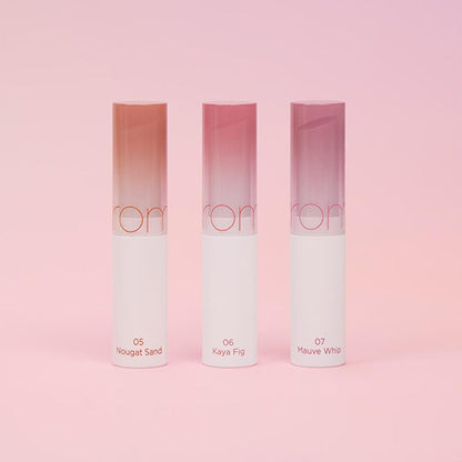 rom&amp;nd Glasting Melting Balm Trio: Hydrating &amp; Glossy Korean Lip Balm Set with Plant-Based Oils for Intense Moisturization