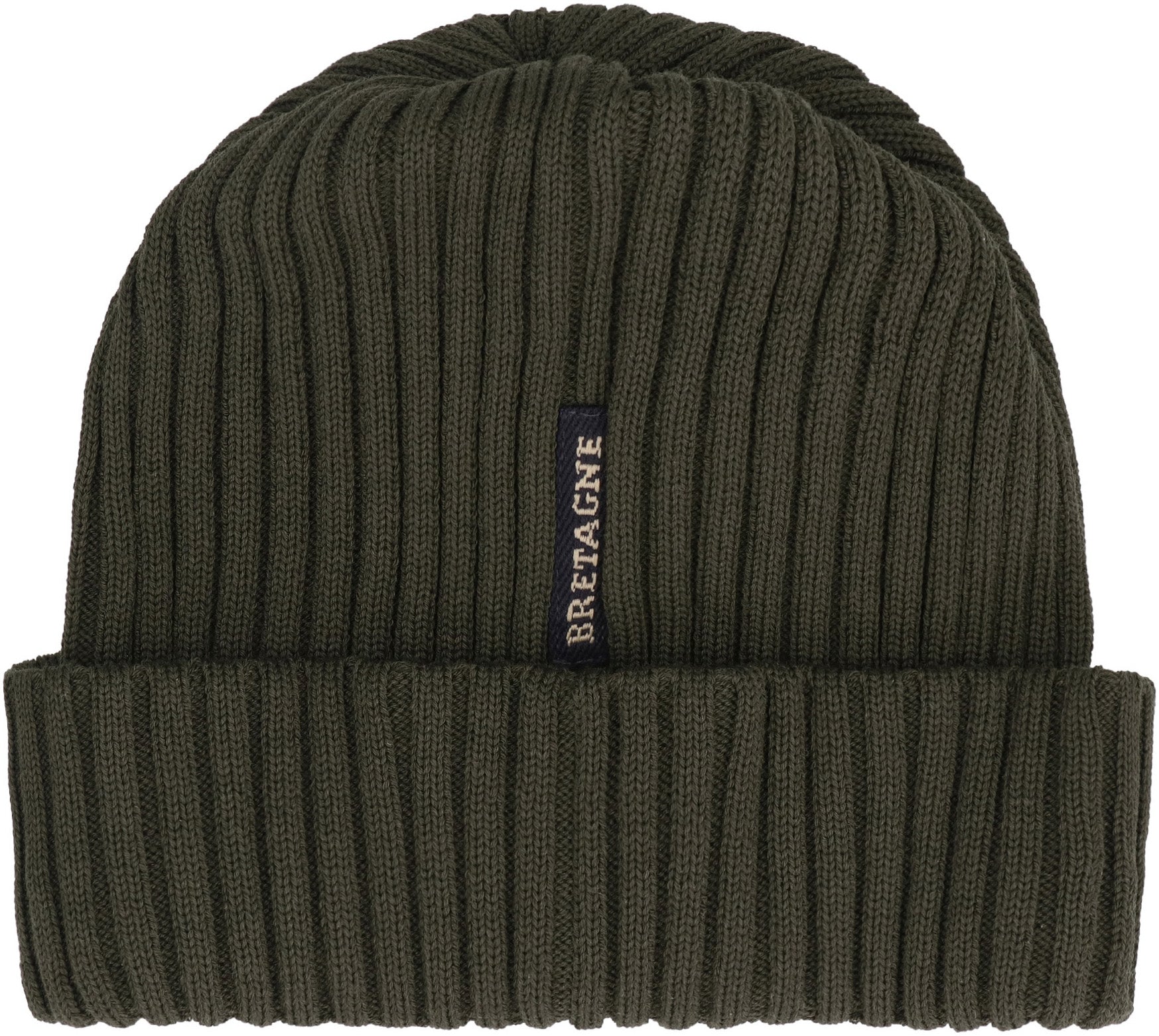 PAUL &amp; SHARK Ribbed Wool Beanie with Front Logo Detail