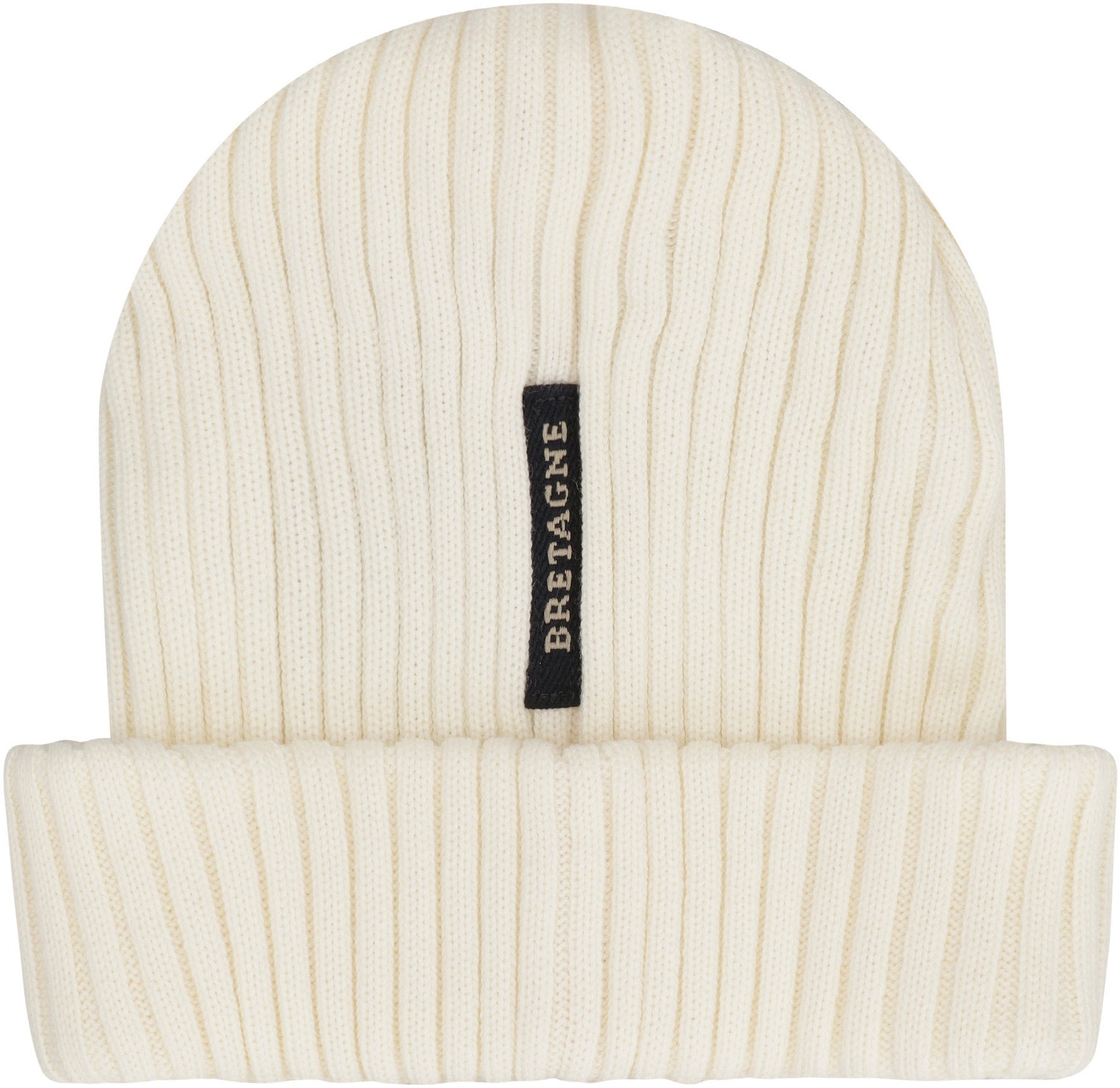PAUL &amp; SHARK Ribbed Wool Beanie with Front Logo Detail
