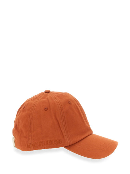 ACNE STUDIOS Classic Cotton Baseball Cap with Adjustable Back