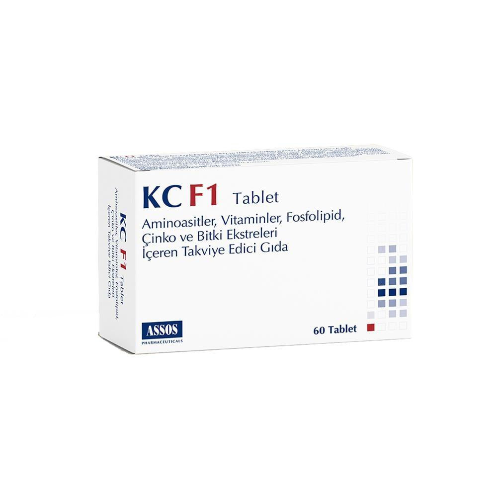 KC F1 Dietary Supplement for Liver Support &amp; Energy - 60 Tablets