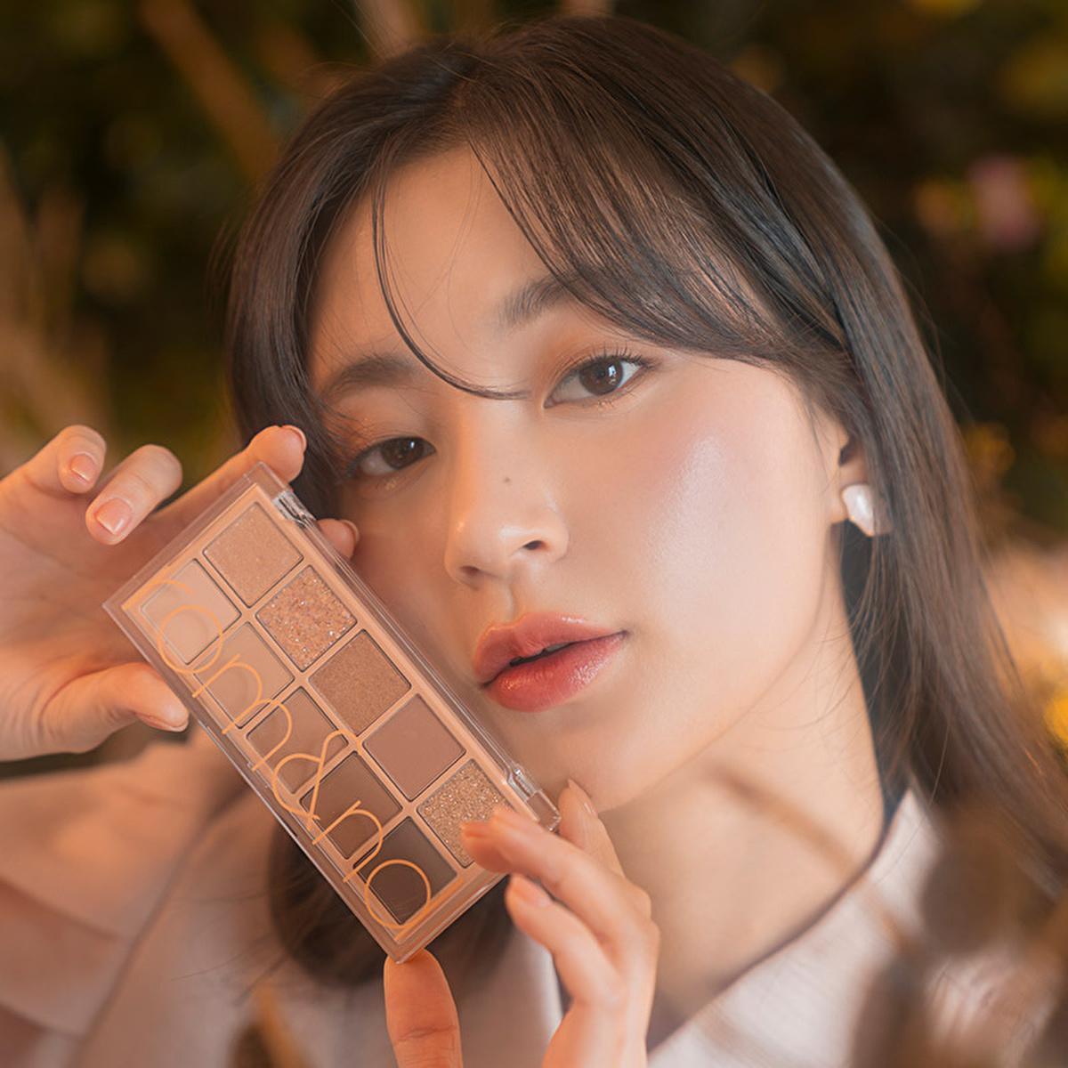 rom&amp;nd Better Than Palette: Rosebud Garden Eyeshadow Palette - Korean Makeup, Matte &amp; Shimmer, Long-Lasting Color