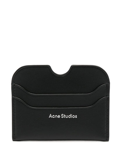 ACNE STUDIOS Mini Leather Wallet with Embossed Logo