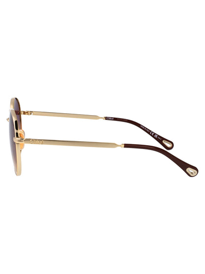 CHLOÉ Chic Metal Frame Sunglasses for Women