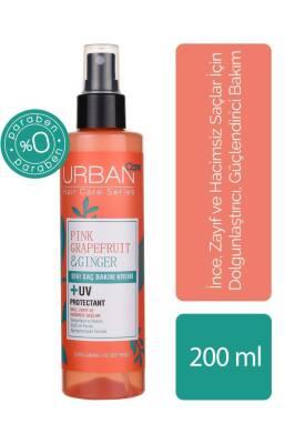 Urban Care Leave-in Hair Cream with Pink Grapefruit &amp; Ginger - 200ml, Paraben-Free, Hair Volume Enhancer