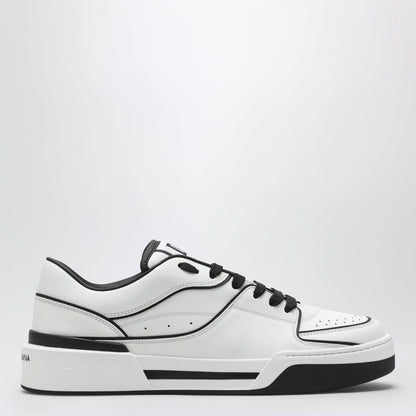 Dolce&amp;Gabbana New Roma White/Black Leather Low Sneaker