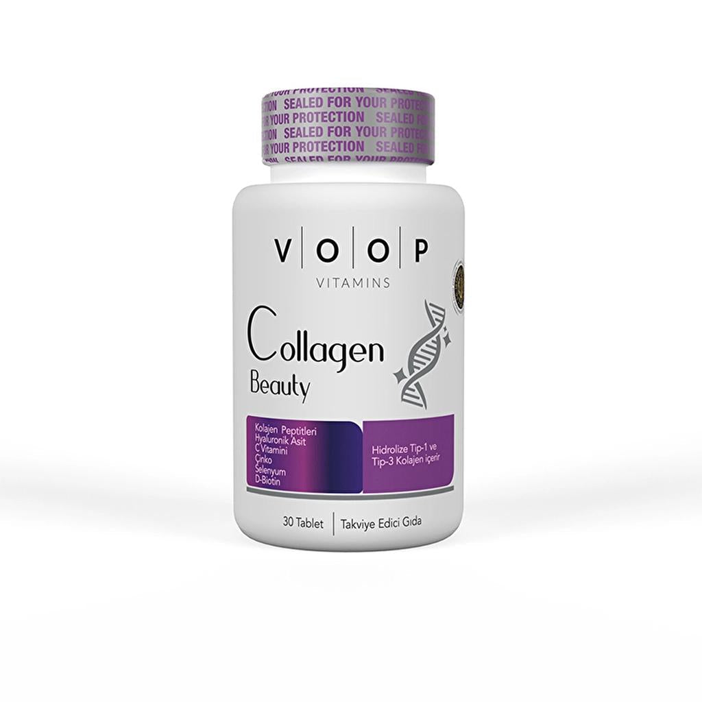 Voop Collagen Beauty Supplement with Vitamin C 30 Tablets
