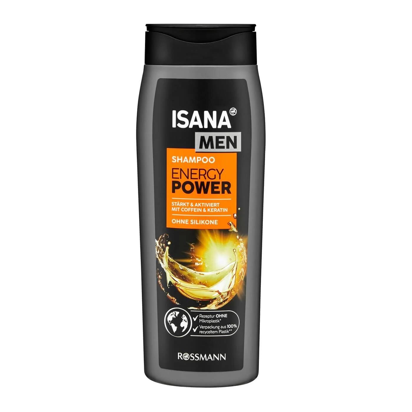 Isana Men Caffeine &amp; Keratin Shampoo for Fine Hair 300ml