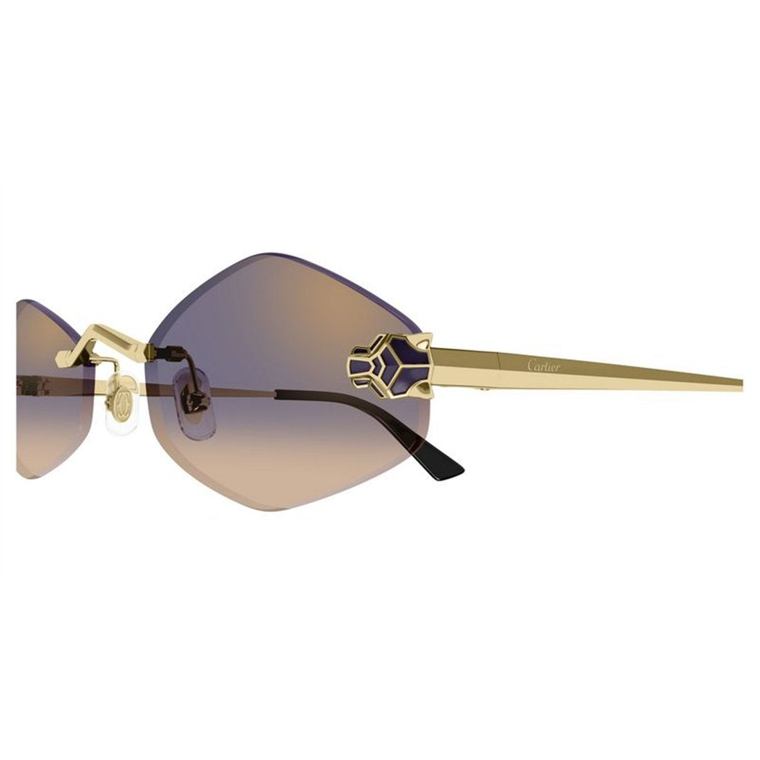 CARTIER Women’s Elegant Sunglasses - Metal Frame