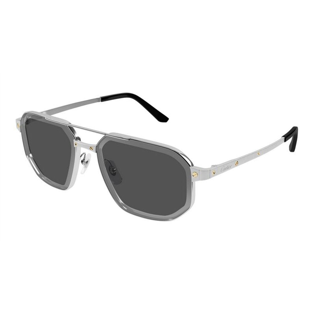 CARTIER Elegant Metal Sunglasses for Men