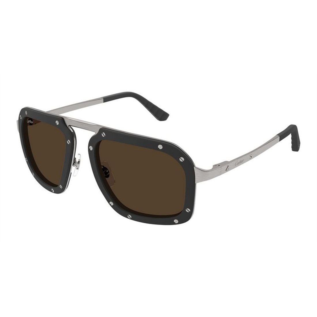 CARTIER Elegant Metal Sunglasses for Men - CT0573S