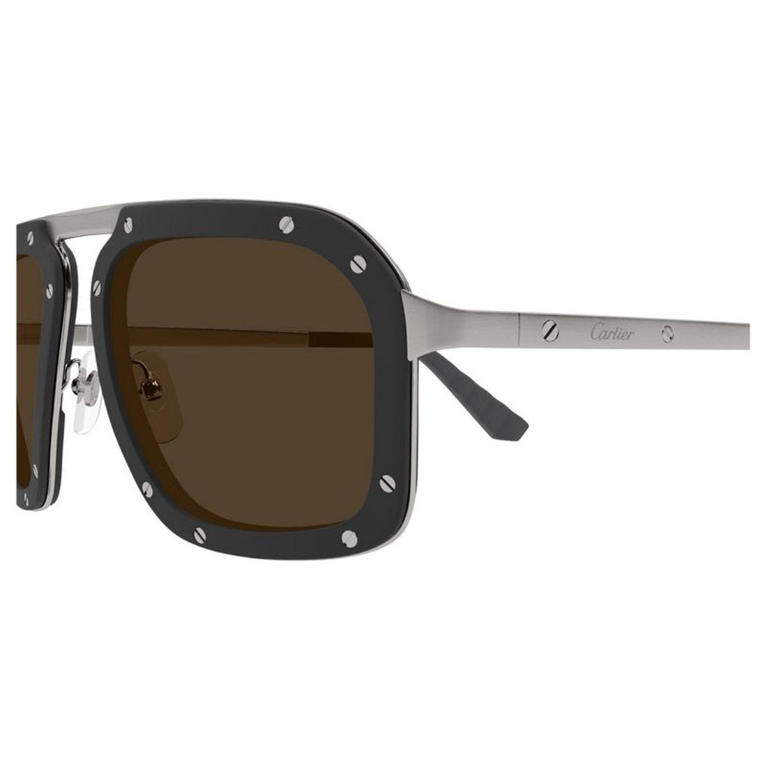 CARTIER Elegant Metal Sunglasses for Men - CT0573S