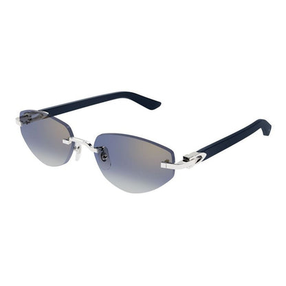CARTIER Women’s Mini Metal Sunglasses