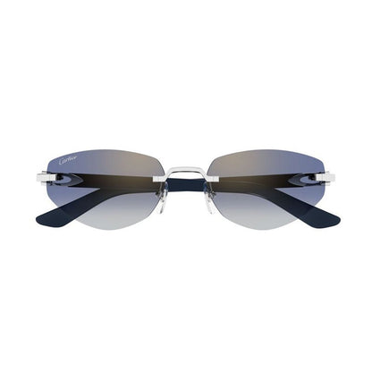 CARTIER Women’s Mini Metal Sunglasses