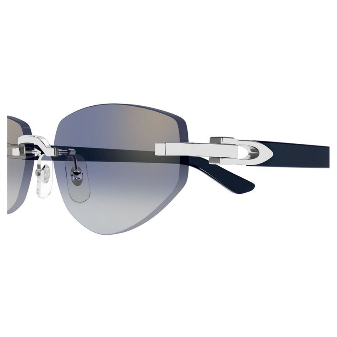 CARTIER Women’s Mini Metal Sunglasses