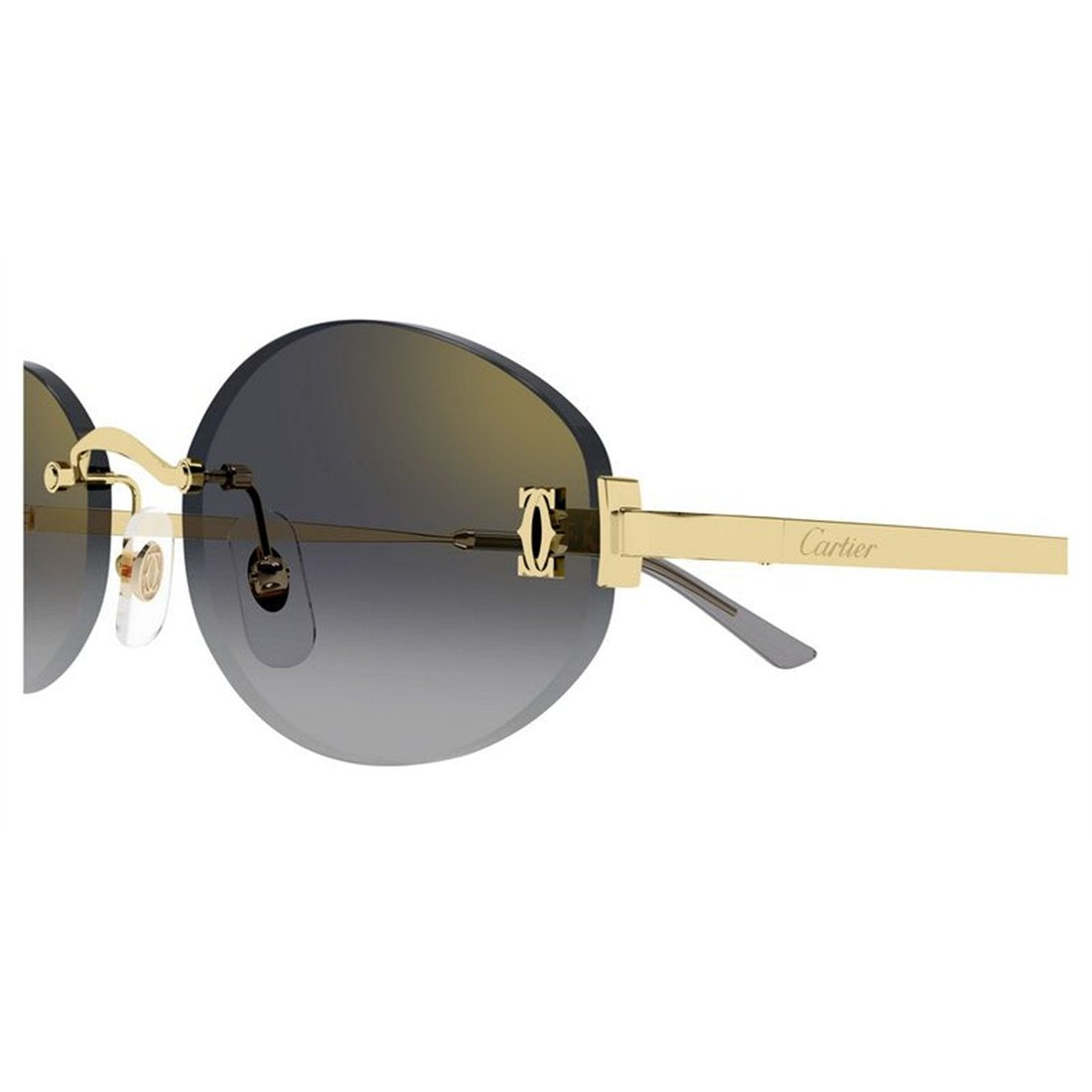 CARTIER Signature Metal Sunglasses for Women