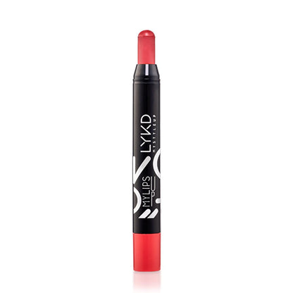 LYKD Chubby Strawberry Pie Lipstick: Moisturizing, Easy Application, Vibrant Natural Lip Color - Twist-Up, No Sharpener Needed