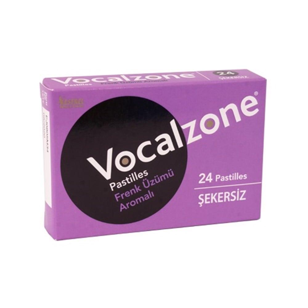 Vocalzone Sugar-Free Grape Flavored Throat Lozenges - Soothing Relief for Professionals &amp; Health-Conscious Individuals