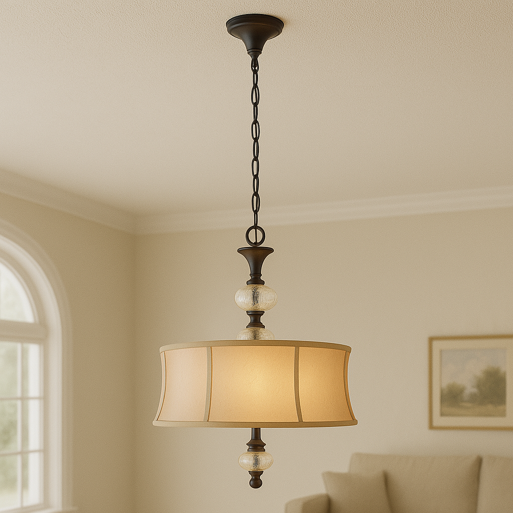 World Imports 8533-56 Chambord Collection 3-Light Iron Pendant, Weathered Copper