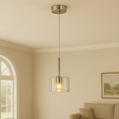Trans Globe Lighting-PND-992-5 Inch 5W 1 Light LED Drop Pendant Polished Chrome