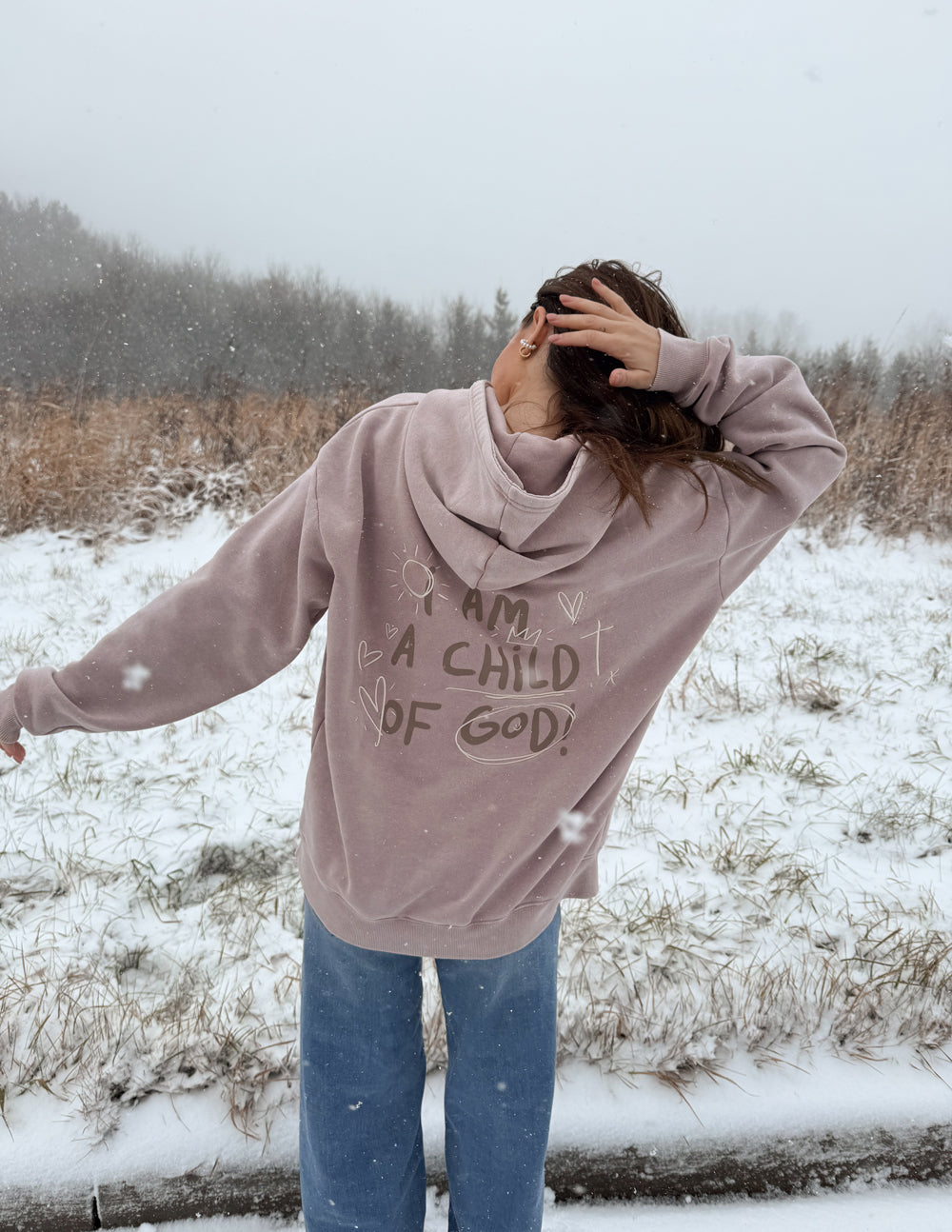 Child of God Brown Unisex Hoodie