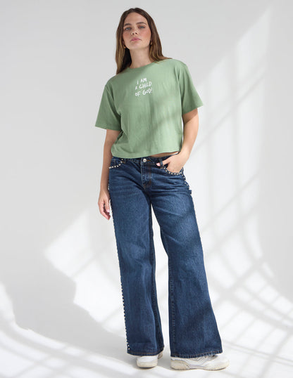Child of God Cropped Women&