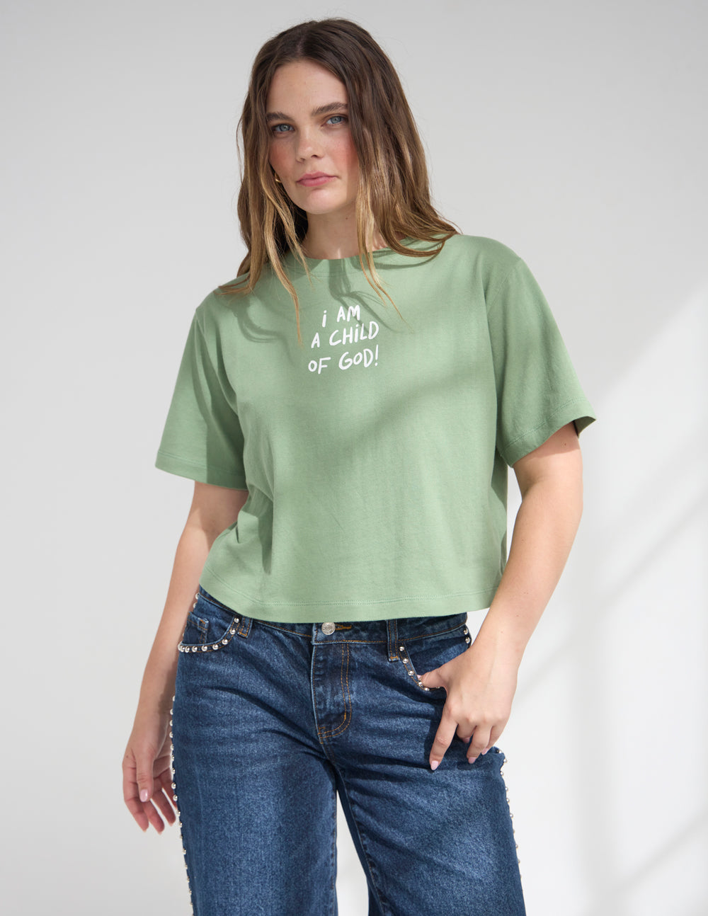 Child of God Cropped Women&