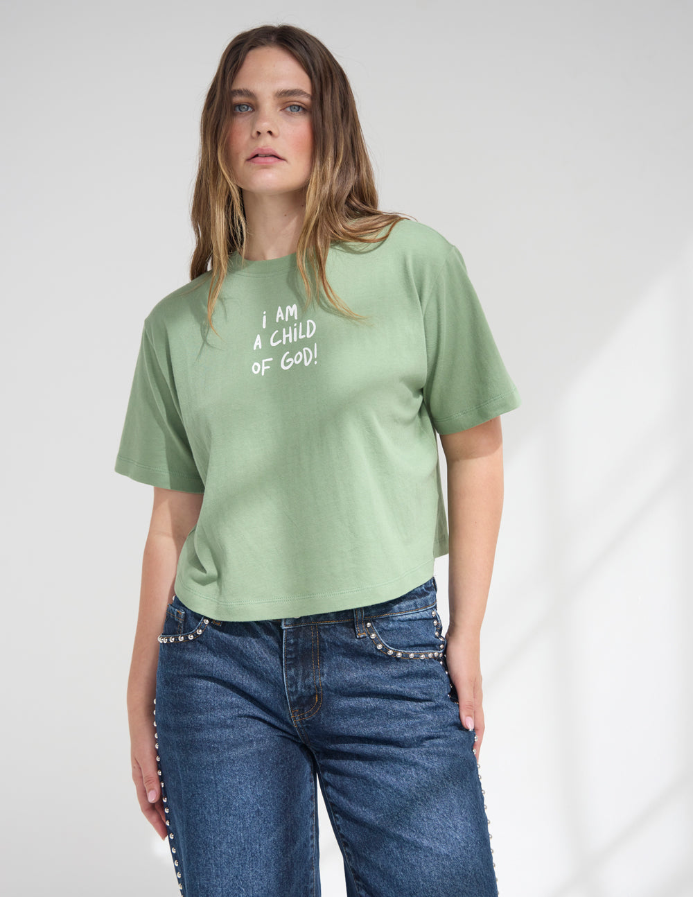 Child of God Cropped Women&
