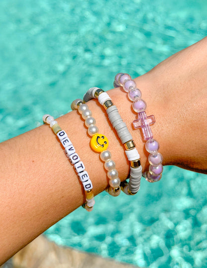 Devoted Letter Bracelet