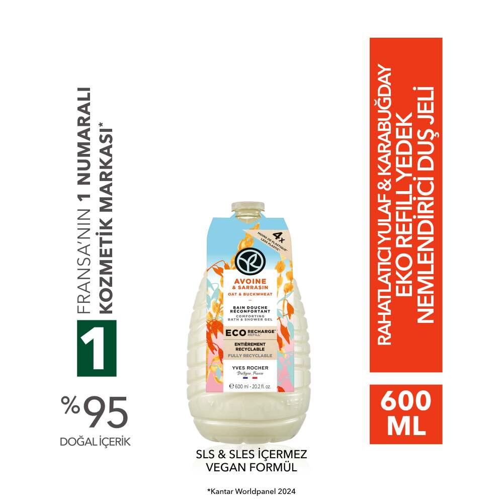 Eco Refill Moisturizing Oat &amp; Buckwheat Shower Gel 500ml