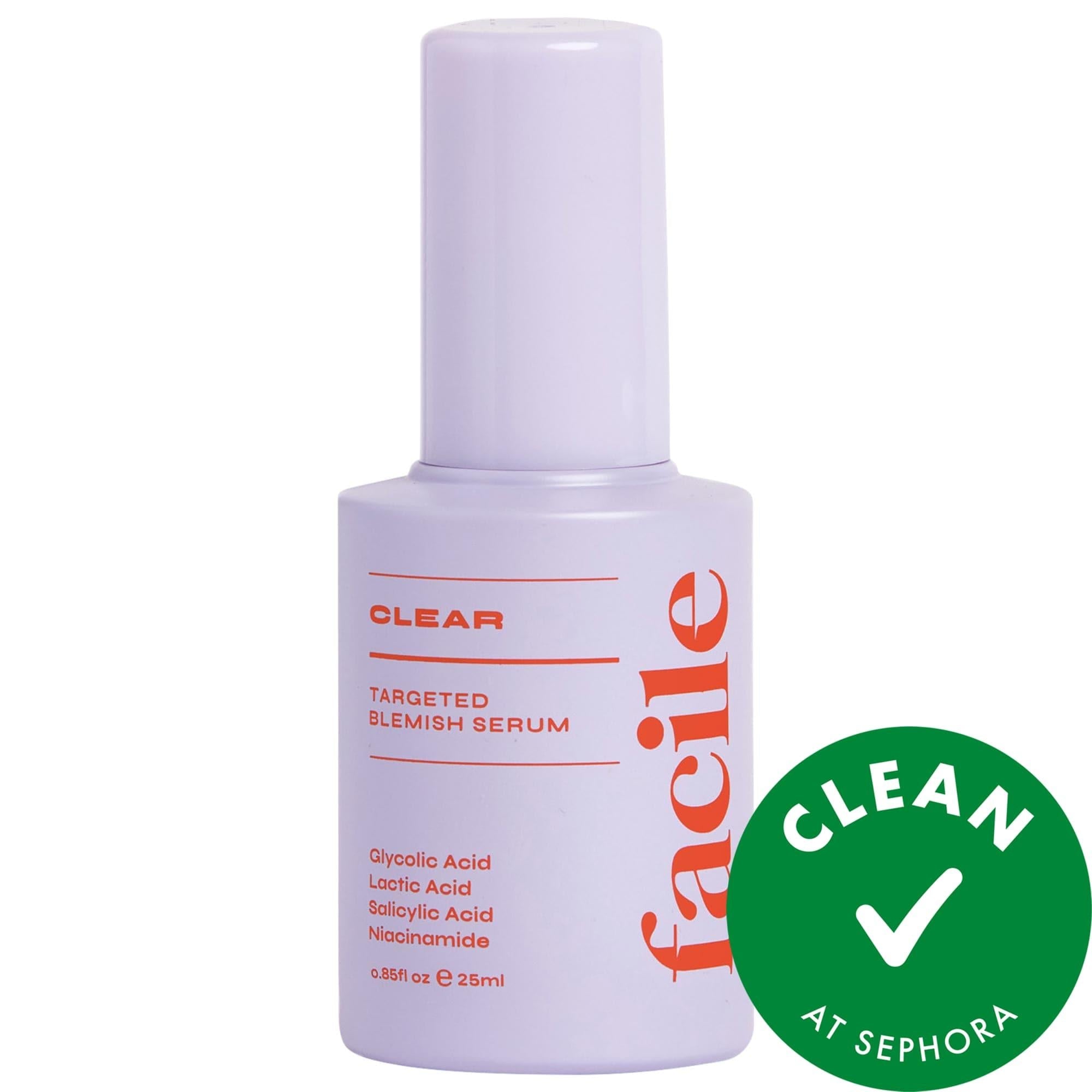 Clear Skincare: 10% AHA BHA Exfoliating Facial Serum - Targets Acne, Minimizes Pores, Improves Skin Texture - Vegan &amp; Cruelty-Free